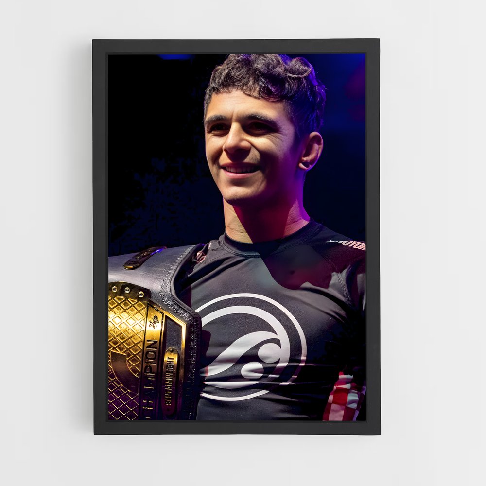 Poster Champion Mikey – affiche Jiu-jitsu brésilien (vue 2)